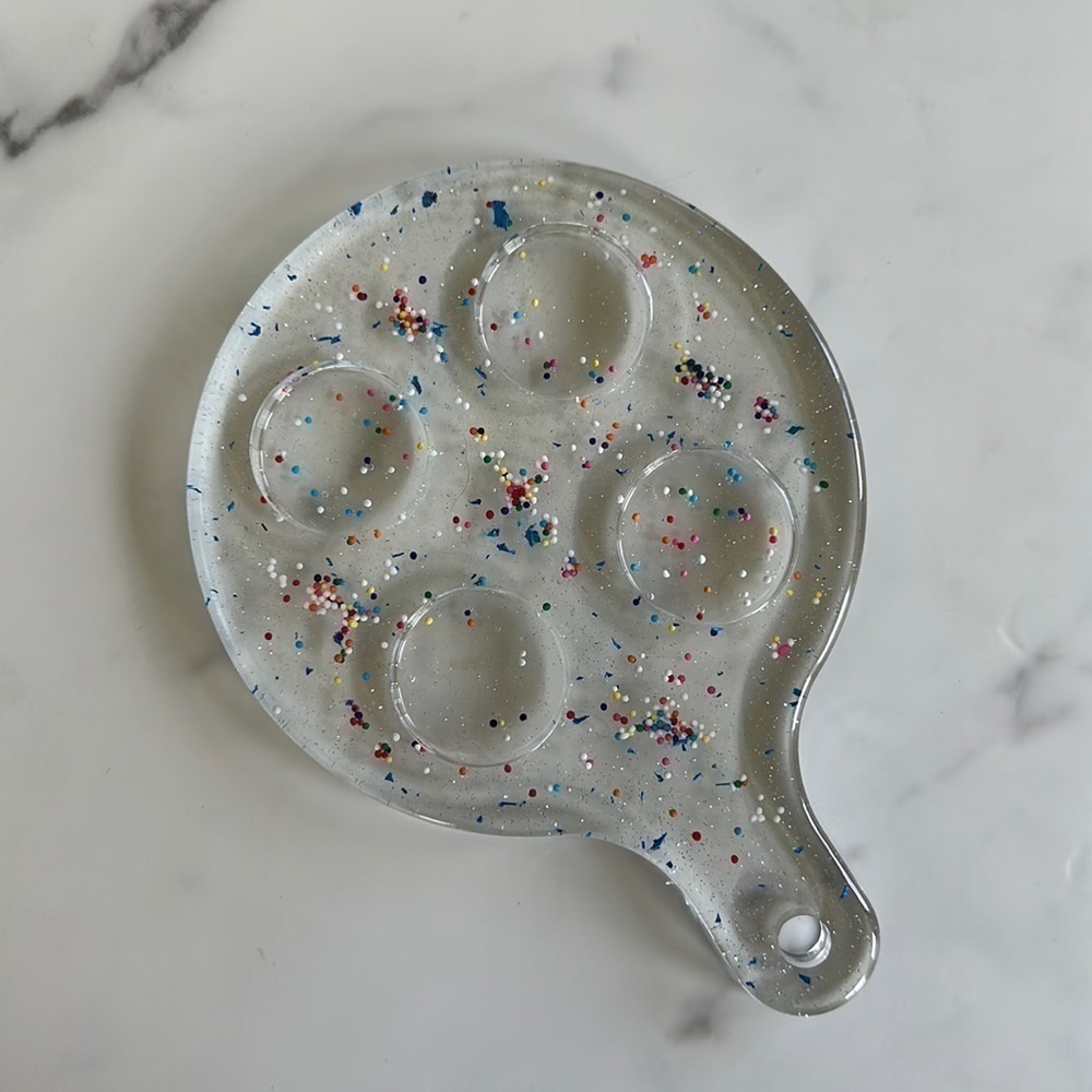 Handmade sprinkle shot tray 🎊